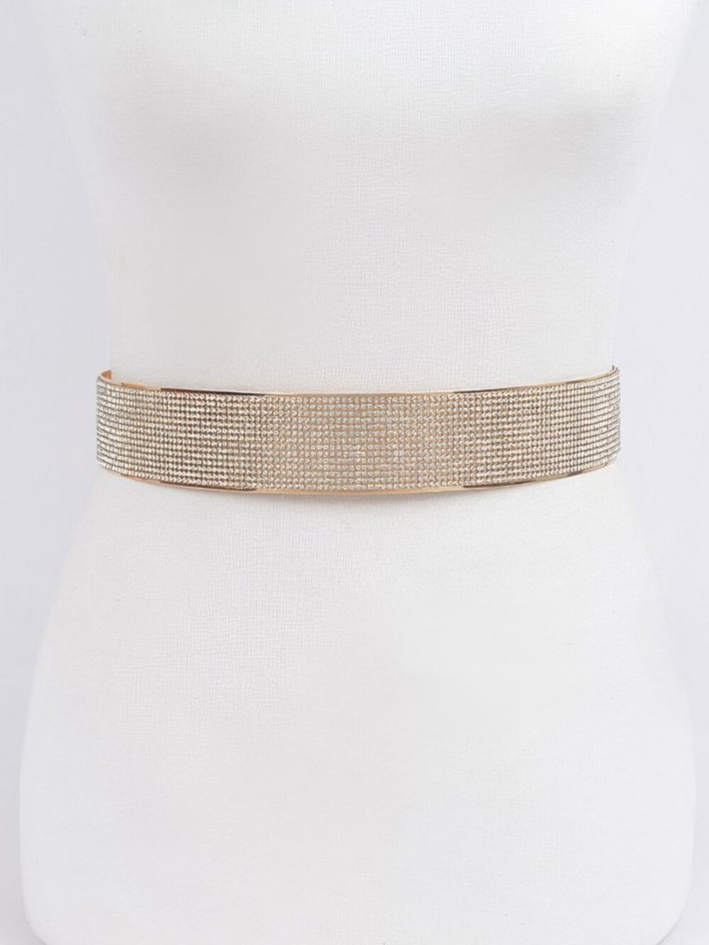 Rhinestone Metal Waist Belt
